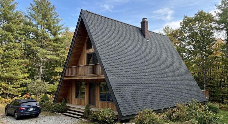 A Frame Roof Installation in Middlesex County, NJ