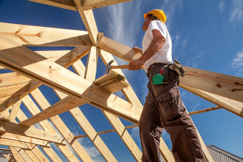A Frame Roof Installation in Middlesex County, NJ