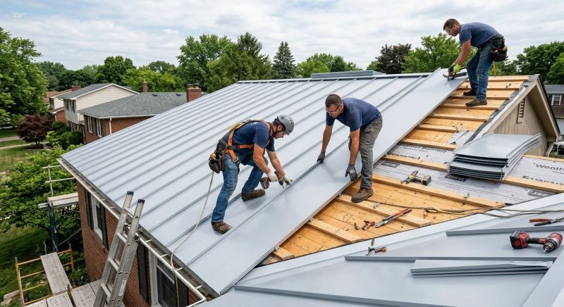 Aluminum Roof Installation in Hopewell, NJ