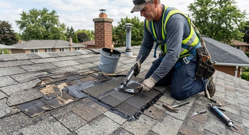 Asphalt Roof Leak Repair in Basking Ridge, NJ
