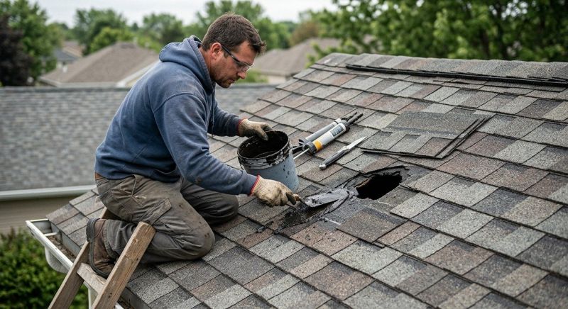 Asphalt Roof Leak Repair in Califon, NJ