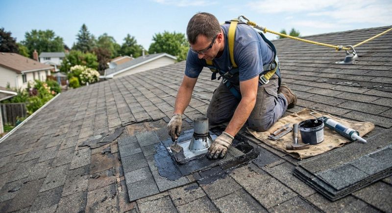 Asphalt Roof Leak Repair in Chatham, NJ