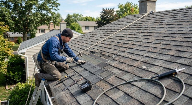 Asphalt Roof Leak Repair in Hillside, NJ