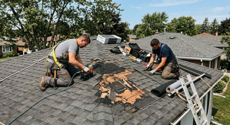 Asphalt Roof Repair in Bedminster, NJ