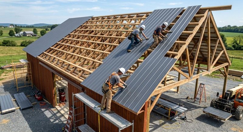 Barn Roof Installation in Middlesex County, NJ