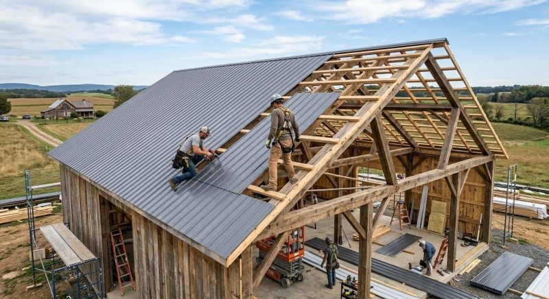 Barn Roof Installation in Middlesex County, NJ