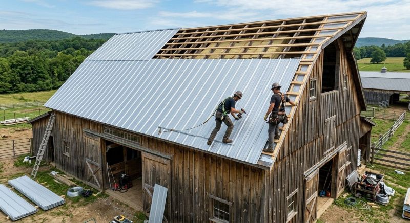Barn Roof Installation in Middlesex County, NJ