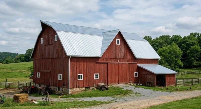Barn Roof Replacement in Hopewell, NJ