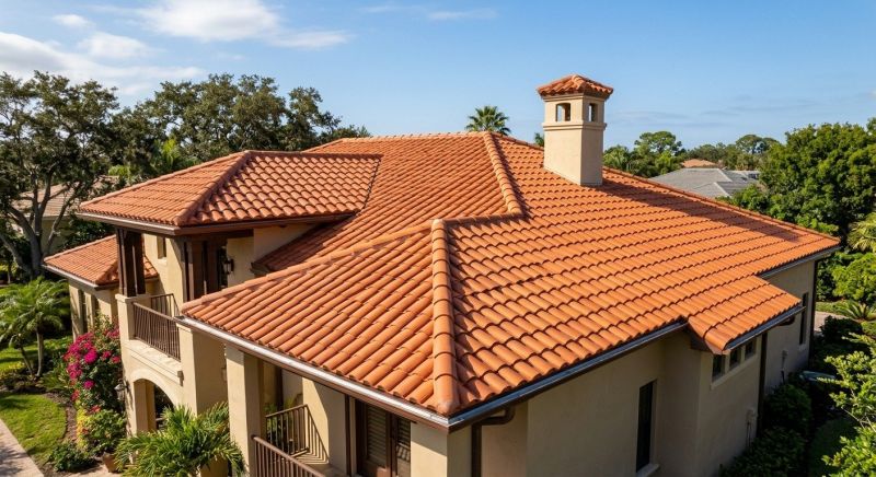 Barrel Tile Roof Installation in Middlesex County, NJ