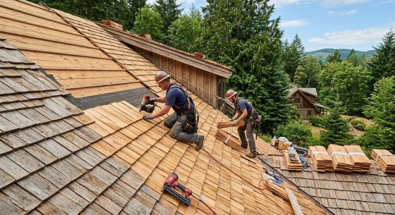 Cedar Roof Installation in Califon, NJ