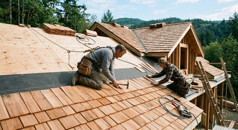 Cedar Roof Installation in Freehold, NJ