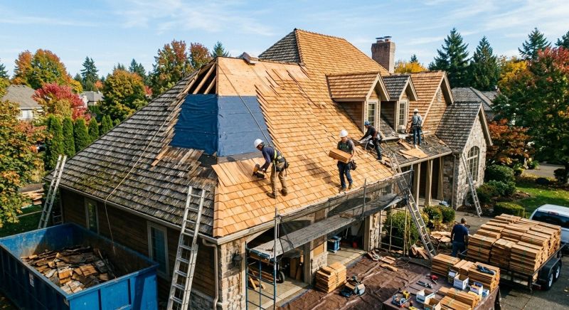 Cedar Roof Replacement in Gillette, NJ