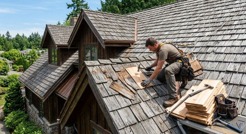 Cedar Shake Roof Repair in Flemington, NJ