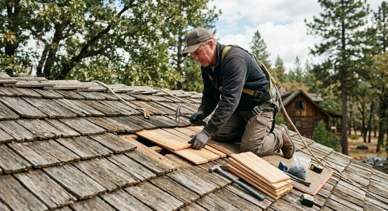 Cedar Shake Roof Repair in Hopewell, NJ