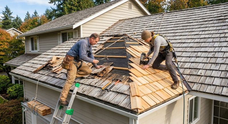 Cedar Shingles Repair in East Orange, NJ