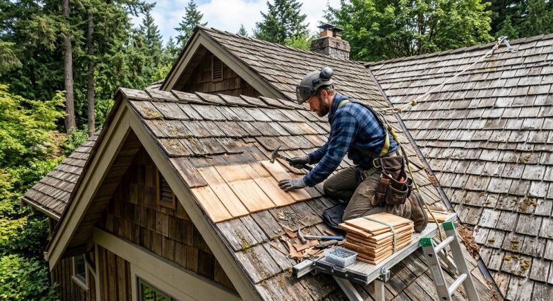 Cedar Shingles Repair in East Orange, NJ