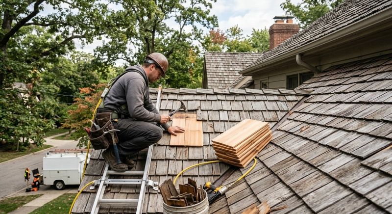 Cedar Shingles Repair in East Orange, NJ