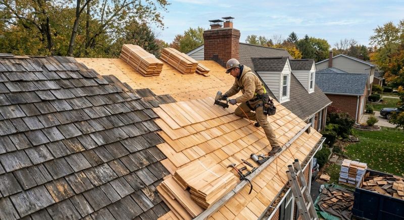 Cedar Shingles Replacement in Jersey City, NJ