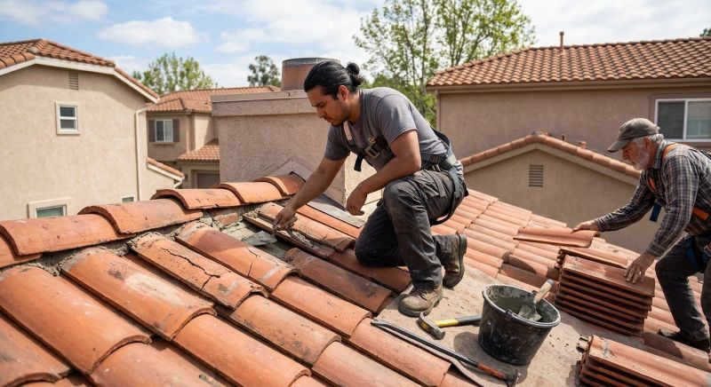 Clay Roof Leak Repair in Middlesex County, NJ