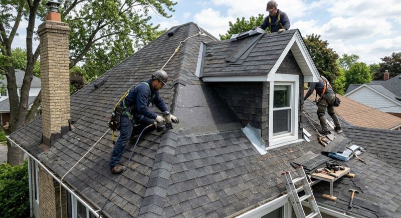 Collapsing Roof Repair in Middlesex County, NJ