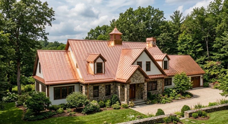 Copper Roof Replacement in Middlesex County, NJ