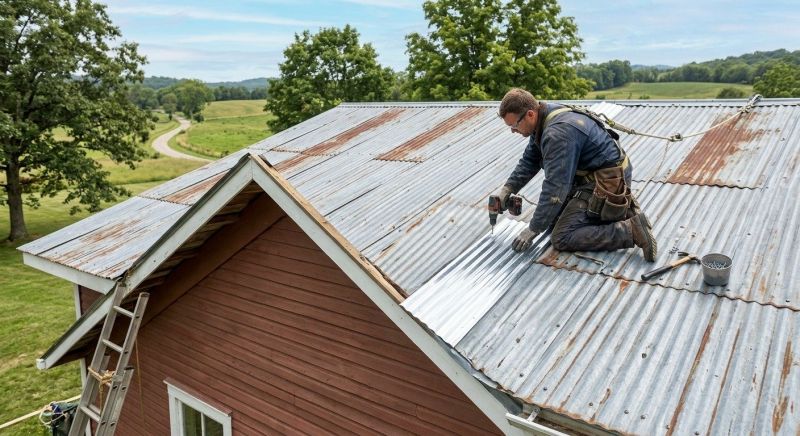 Corrugated Roof Repair in Freehold, NJ