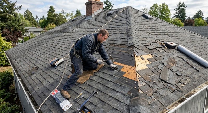 Damaged Roof Repair in Plainfield, NJ