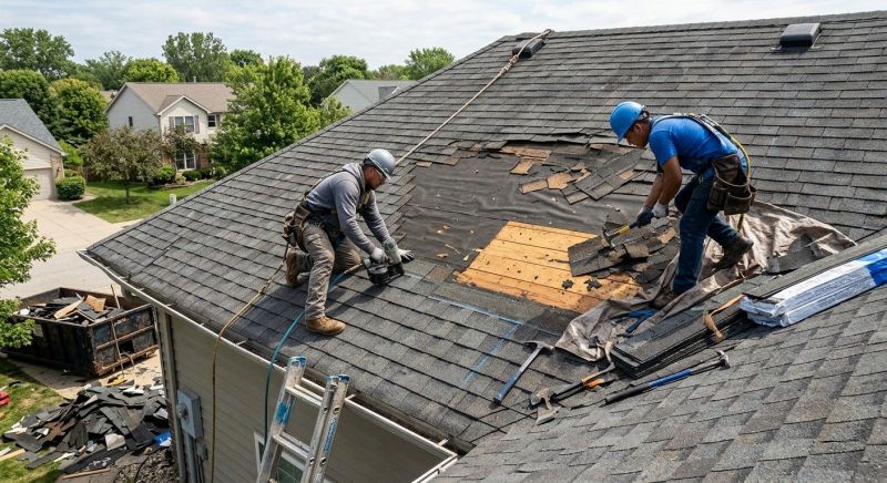 Damaged Roof Repair in Plainfield, NJ