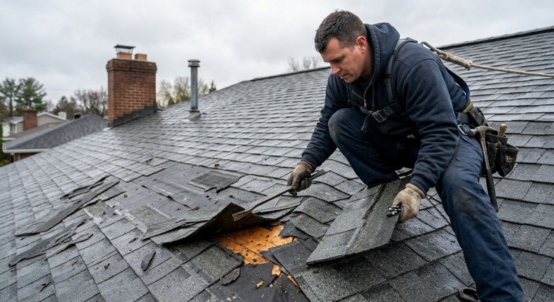 Damaged Roof Replacement in Roselle Park, NJ