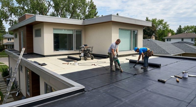 Flat Roof Installation in Bedminster, NJ