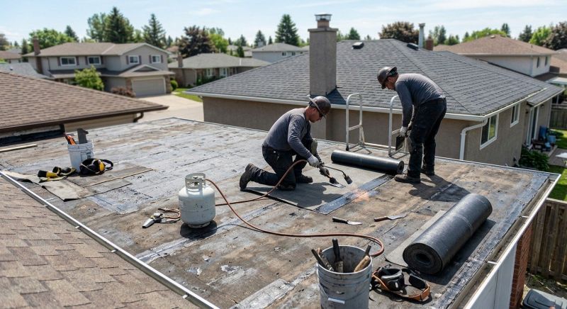 Flat Roof Repair in East Hanover, NJ
