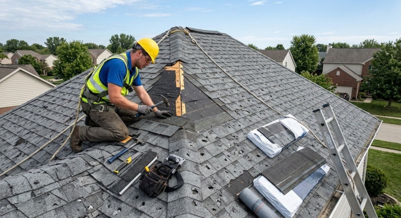 Hail Damage Roof Repair in Annandale, NJ