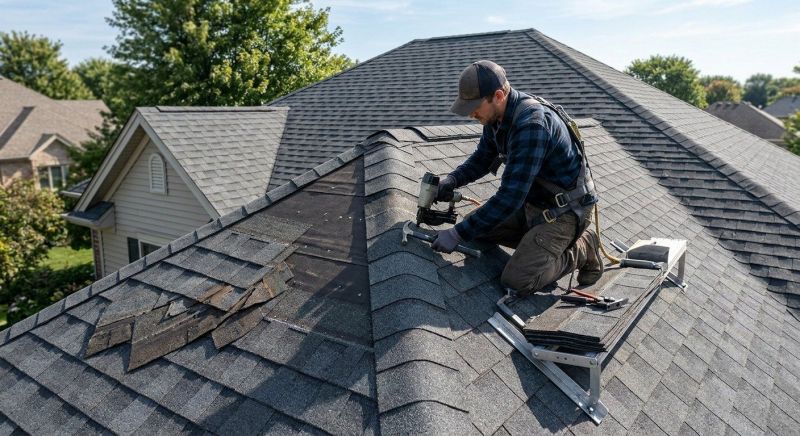 Hip Roof Shingle Replacement in Middlesex County, NJ