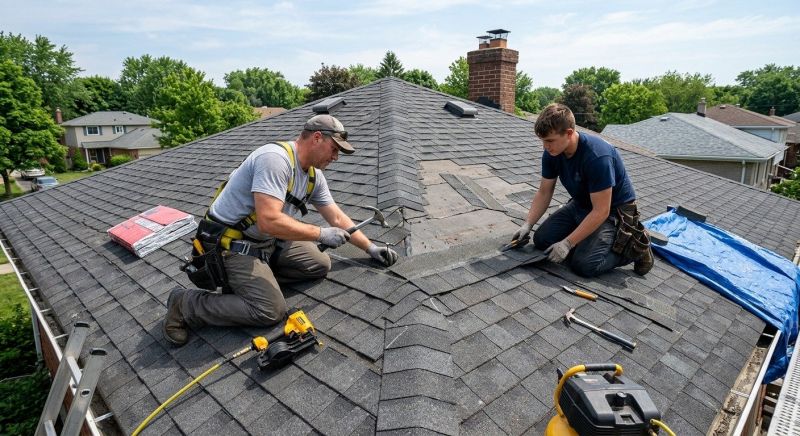 House Roof Repair in Hillside, NJ