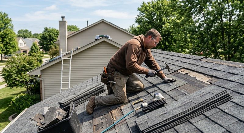 House Roof Repair in Lawrence Township, NJ