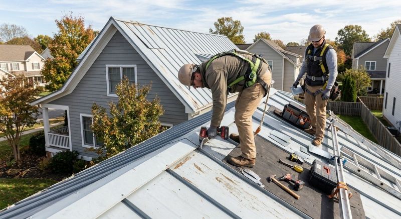 Metal Roof Repair in Flanders, NJ