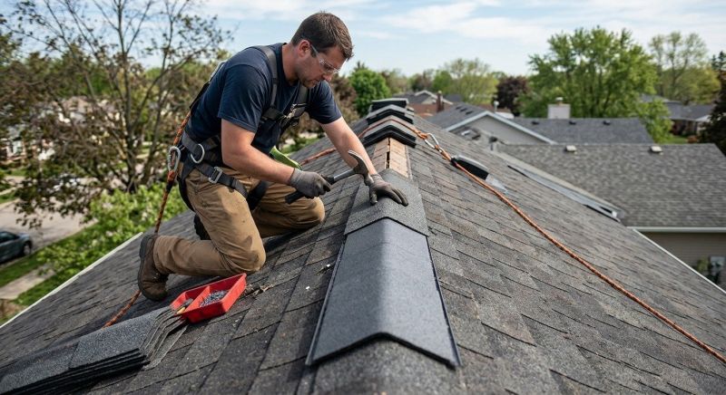 Ridge Cap Repair in Middlesex County, NJ