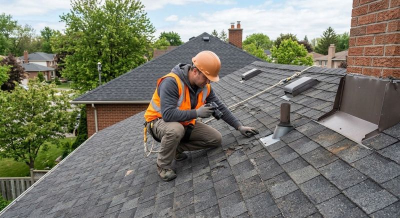 Roof Damage Inspection in Bedminster, NJ