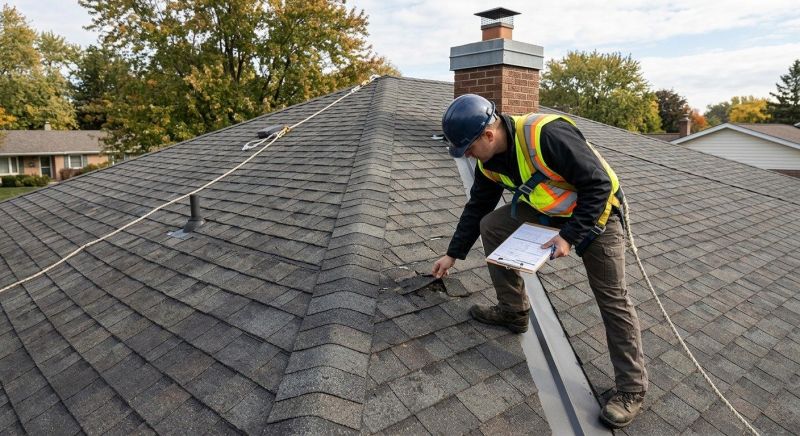 Roof Damage Inspection in Hunterdon County, NJ