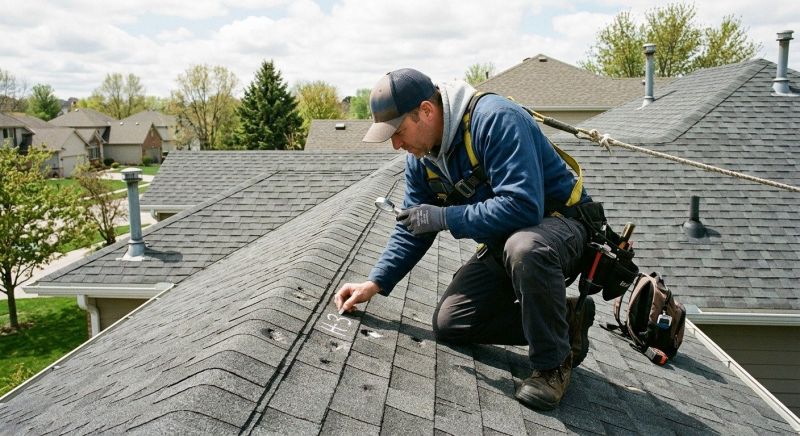 Roof Damage Inspection in Hunterdon County, NJ