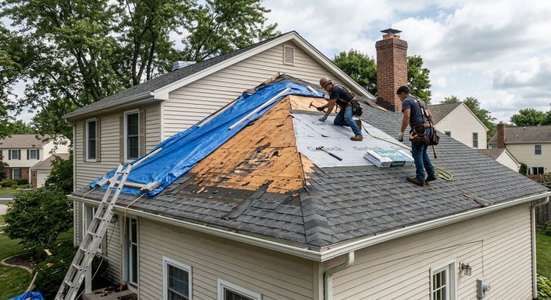 Roof Damage Repair in Bridgewater, NJ