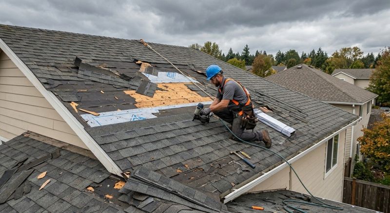 Roof Damage Repair in Englishtown, NJ