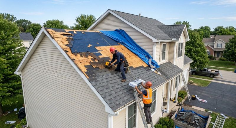 Roof Damage Restoration in Freehold, NJ