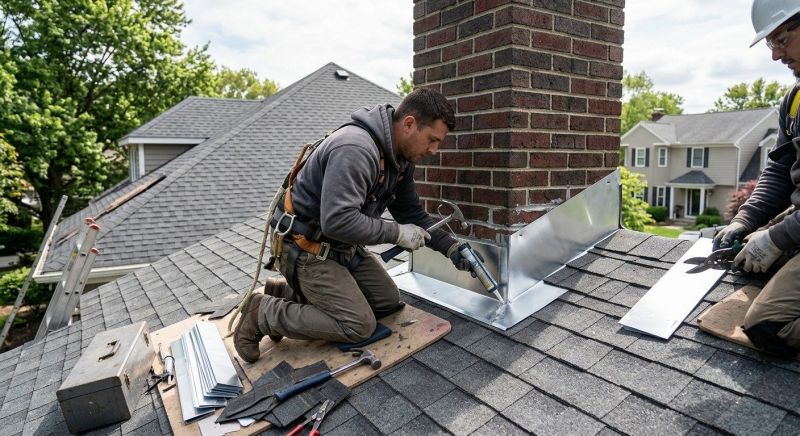 Roof Flashing Installation in Hunterdon County, NJ
