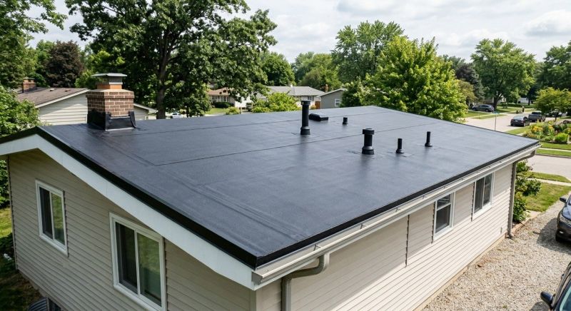 Rubber Roof Installation in Middlesex County, NJ