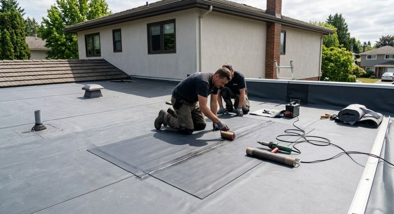 Rubber Roof Repair in Edison, NJ