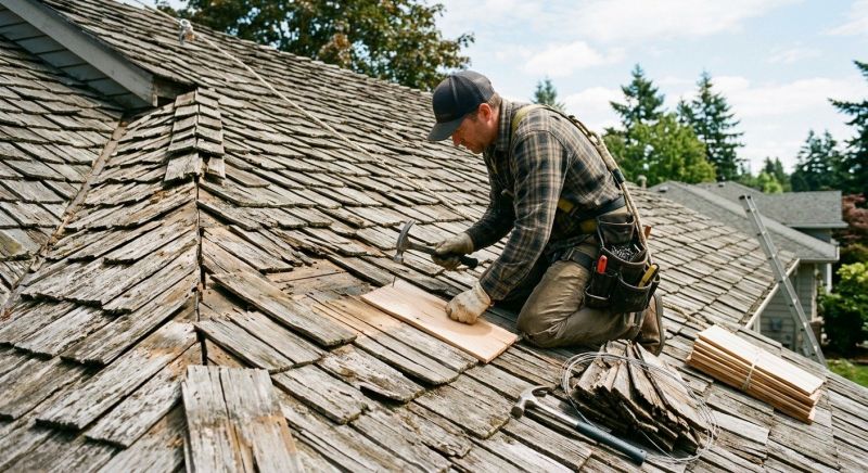 Shake Shingle Repair in Hopewell, NJ