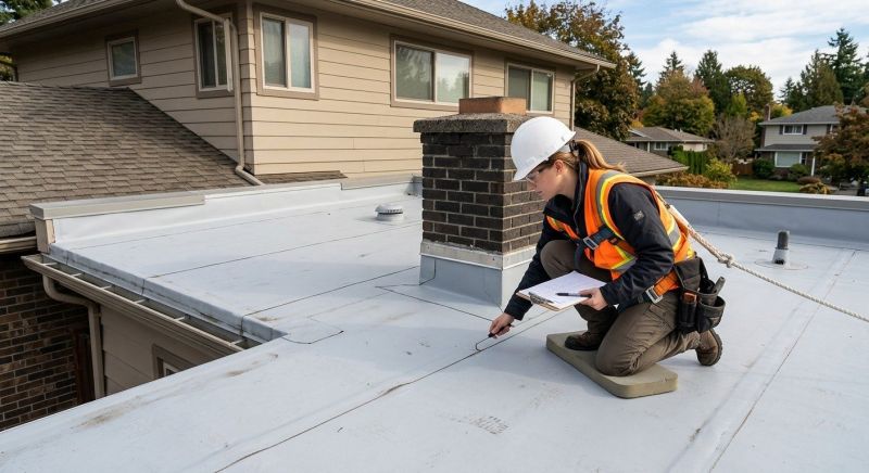 Single Ply Roof Inspection in Middlesex County, NJ