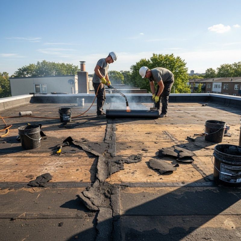 Single Ply Roof Repair in East Hanover, NJ