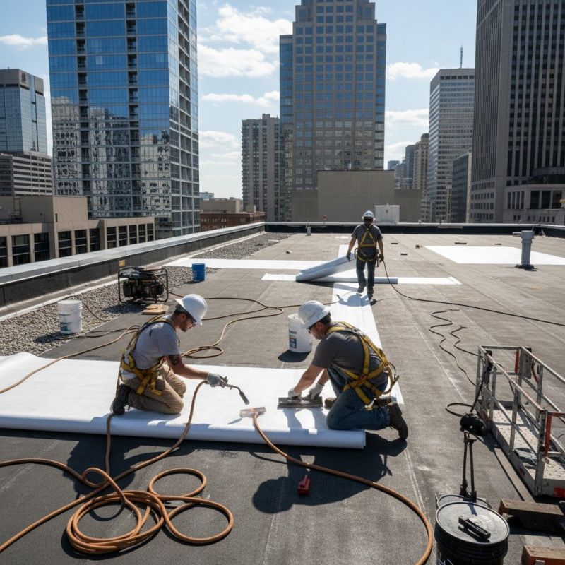 Single Ply Roof Repair in Elizabeth, NJ